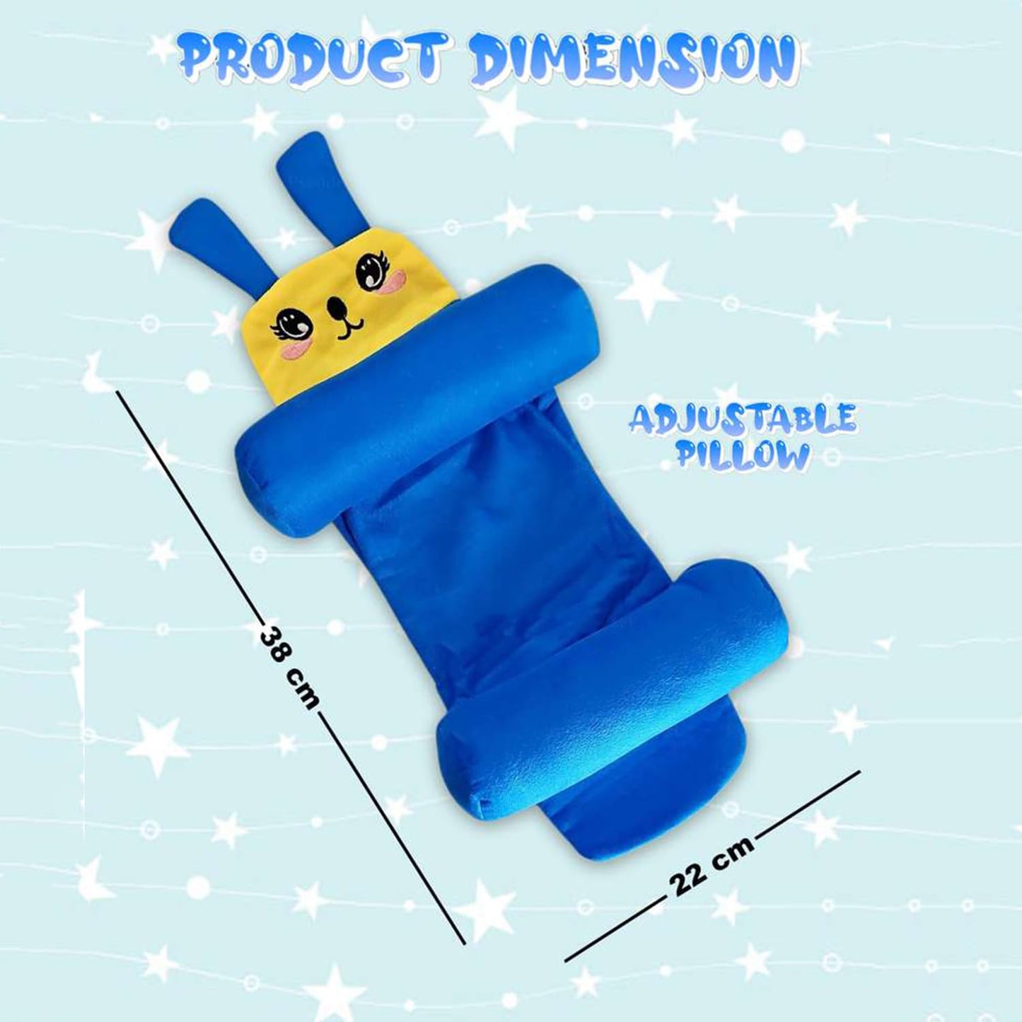 Baby Head Shaping Pillow – Soft Support Cushion for Flat Head Prevention & Comfortable Infant Sleep