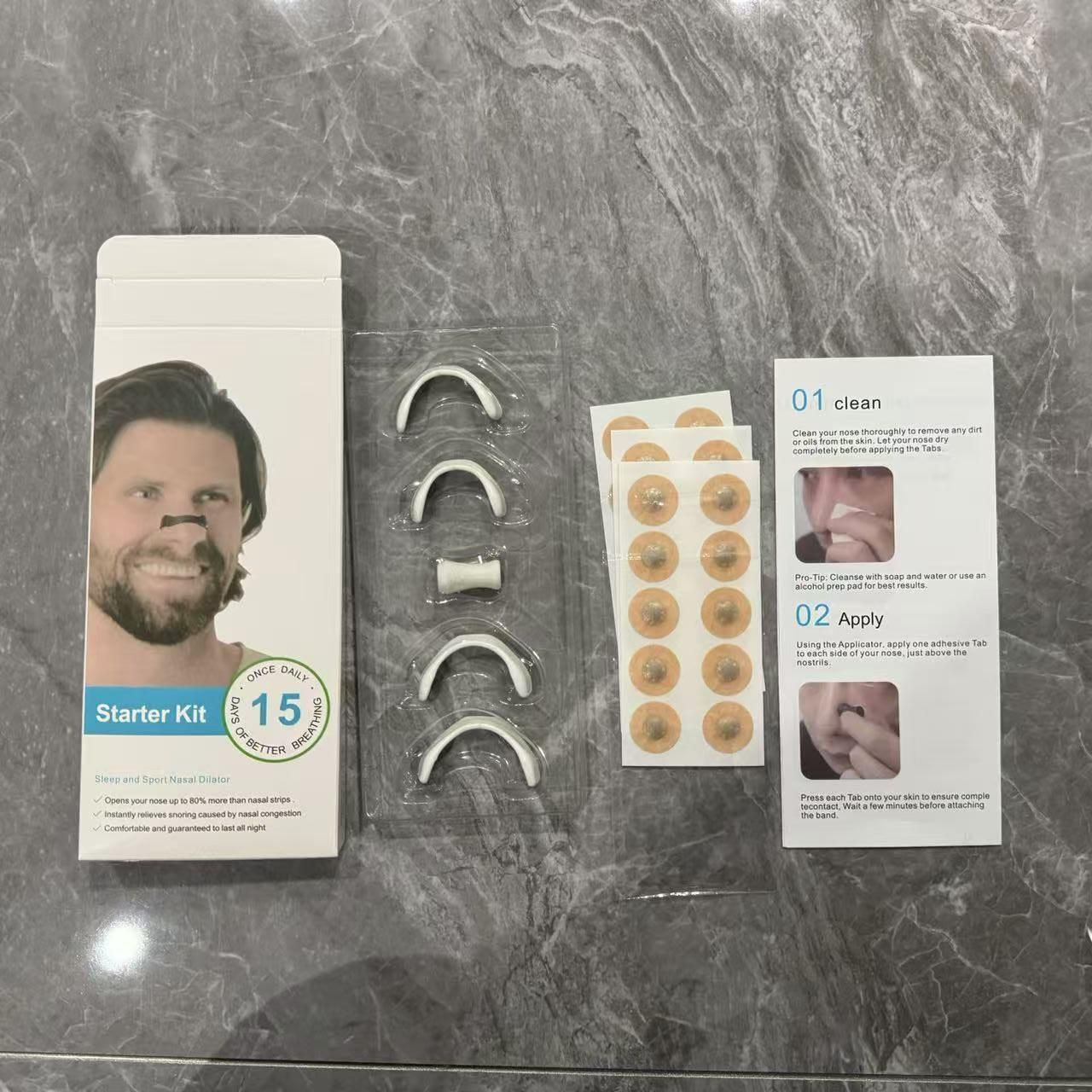 Breathing Nasal Strip Starter Kit – Clearer Airflow & Better Sleep Support