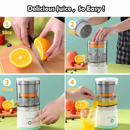 Electric Citrus Juicer – Fresh Orange & Lemon Juice in Seconds