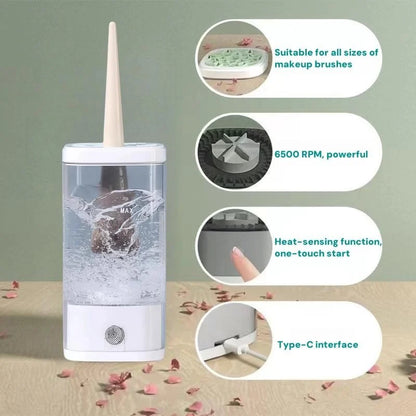 Electric Makeup Brush Cleaner & Dryer – Deep Clean in Seconds