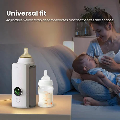 Smart Portable Baby Bottle Warmer – Fast USB Milk Heater for Travel & Night Feeding