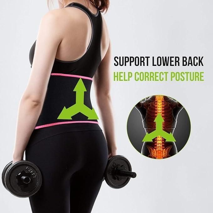 Adjustable Waist Trimmer Belt – Sweat-Boosting Core Support for Slimmer Waist