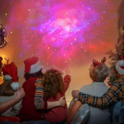Astronaut Galaxy Projector – 360° Rotating Star & Nebula Light for Bedroom Ambiance