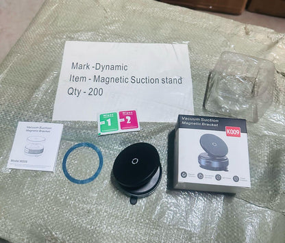 360° Strong Magnetic Car Phone Holder – Secure Suction Mount with One-Tap Lock