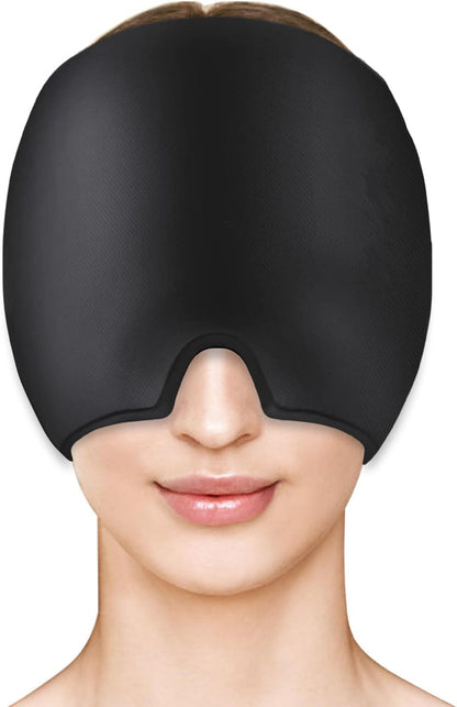 360° Cooling & Compression Migraine Relief Cap – Instant Headache & Stress Comfort Wrap