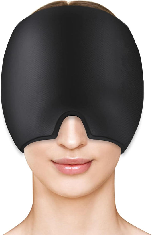 360° Cooling & Compression Migraine Relief Cap – Instant Headache & Stress Comfort Wrap