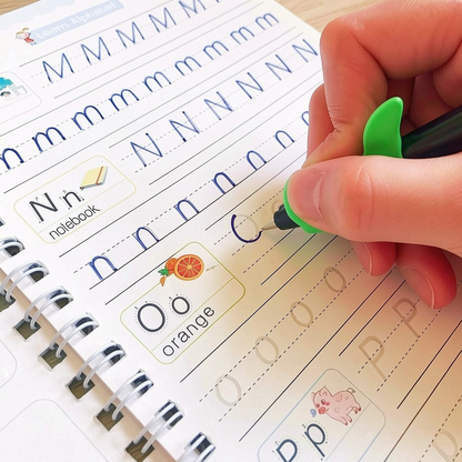 Magic Practice Copybook Set – Reusable Handwriting & Learning Kit for Kids